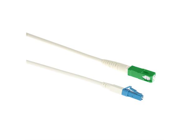 Villapatch LC-SC/APC 10/125  10,0m simplex 4.0mm HFFR mantel 